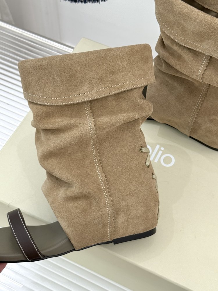 Чоботи з відкритим носом фото 6