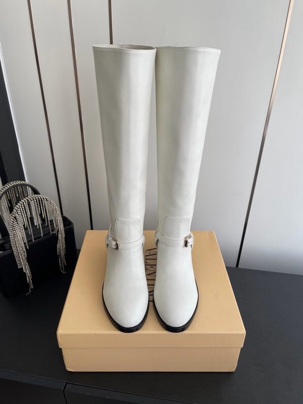 Сапоги высокие кожаные женские фото 2