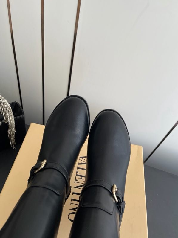 Сапоги высокие кожаные женские фото 3