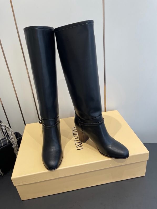 Сапоги высокие кожаные женские фото 3