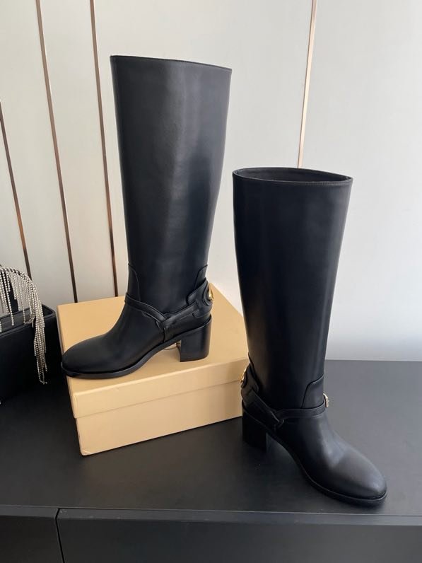 Сапоги высокие кожаные женские фото 4