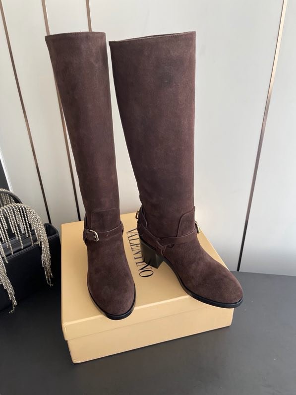 Сапоги высокие кожаные женские фото 4