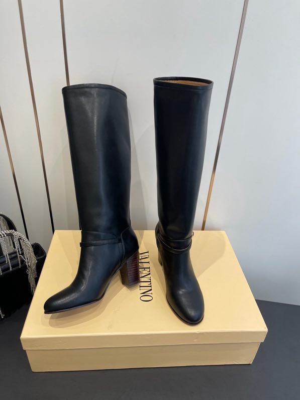 Сапоги высокие кожаные женские фото 4