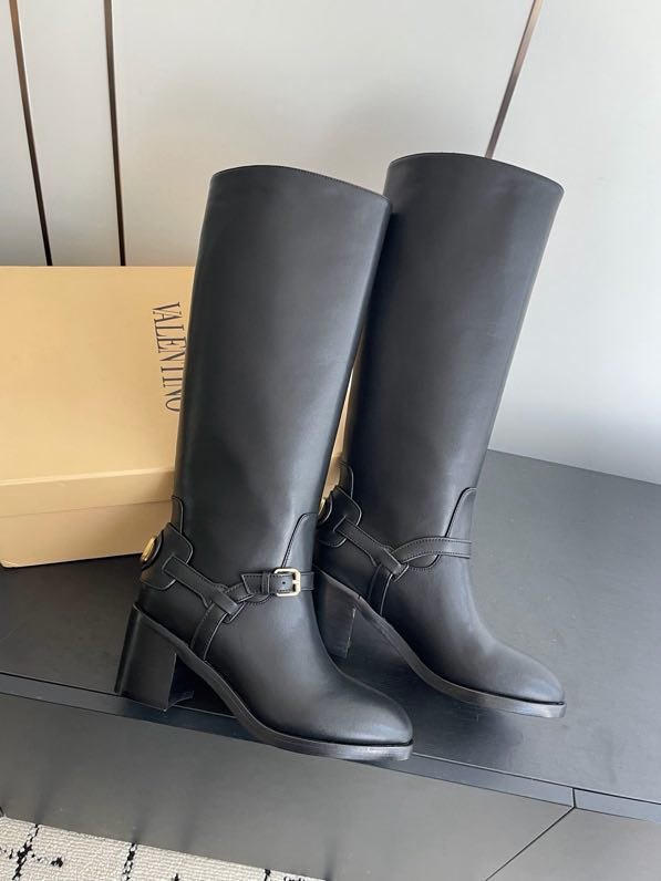 Сапоги высокие кожаные женские фото 5