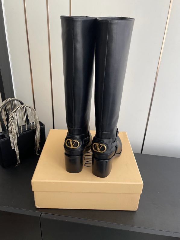 Сапоги высокие кожаные женские фото 6