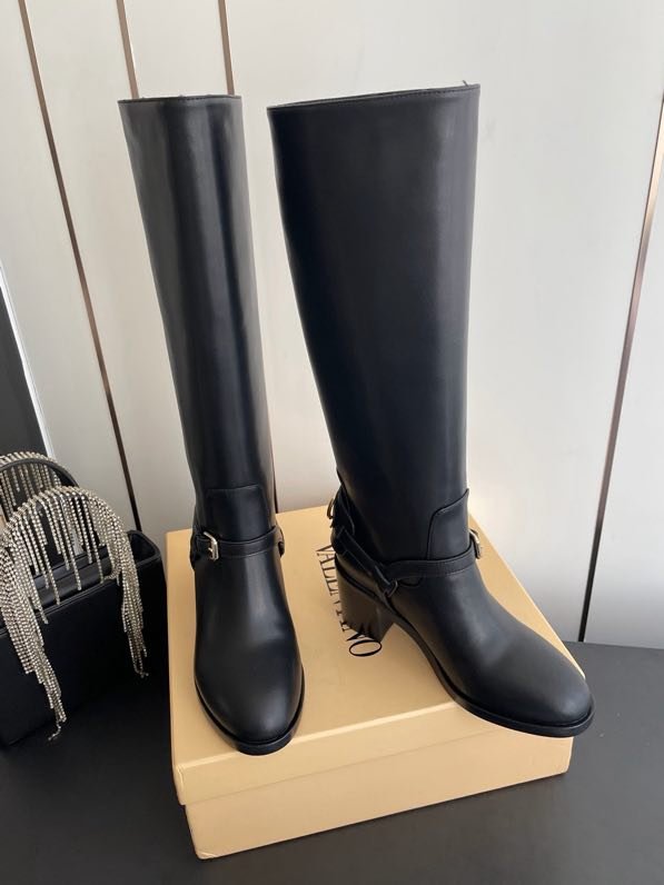 Сапоги высокие кожаные женские фото 7