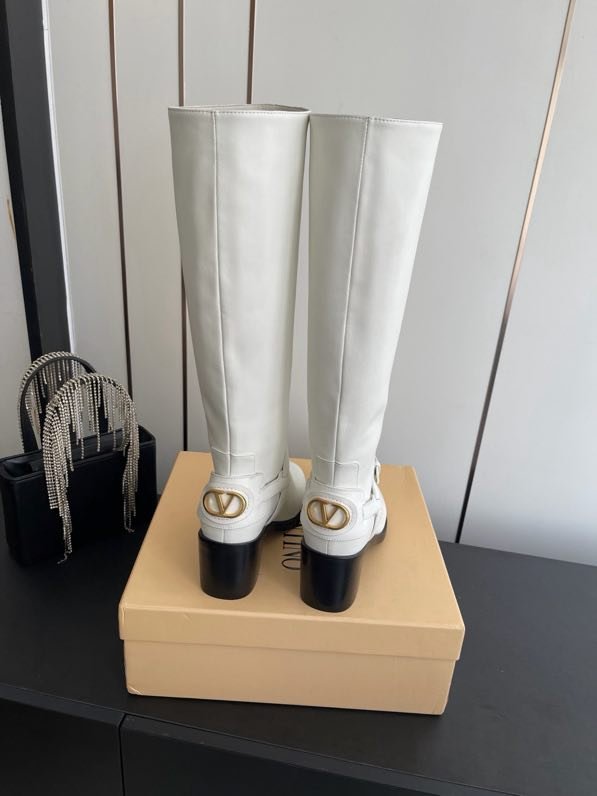 Сапоги высокие кожаные женские фото 8