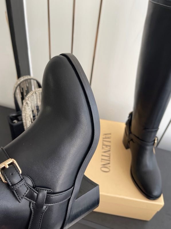 Сапоги высокие кожаные женские фото 9