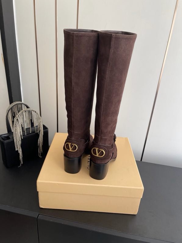 Сапоги высокие кожаные женские фото 9