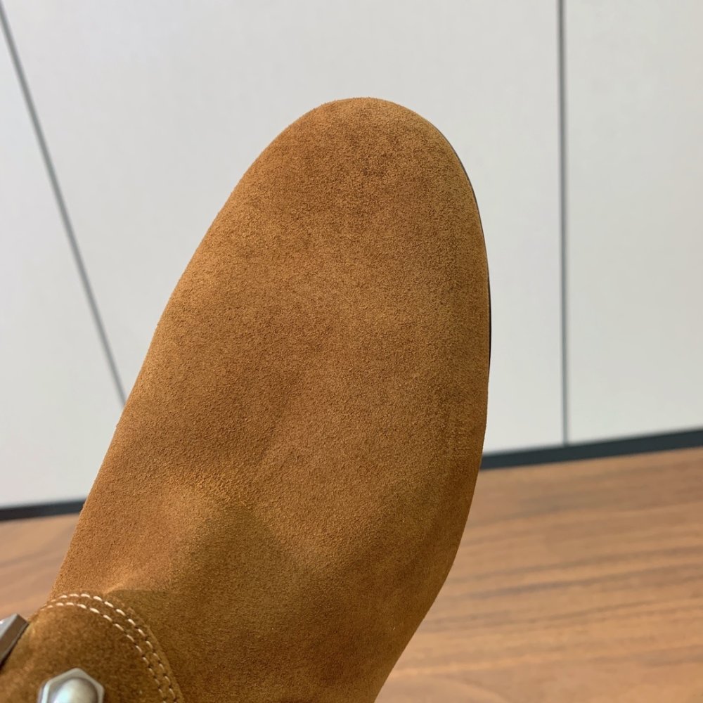 Boots high suede women's фото 6