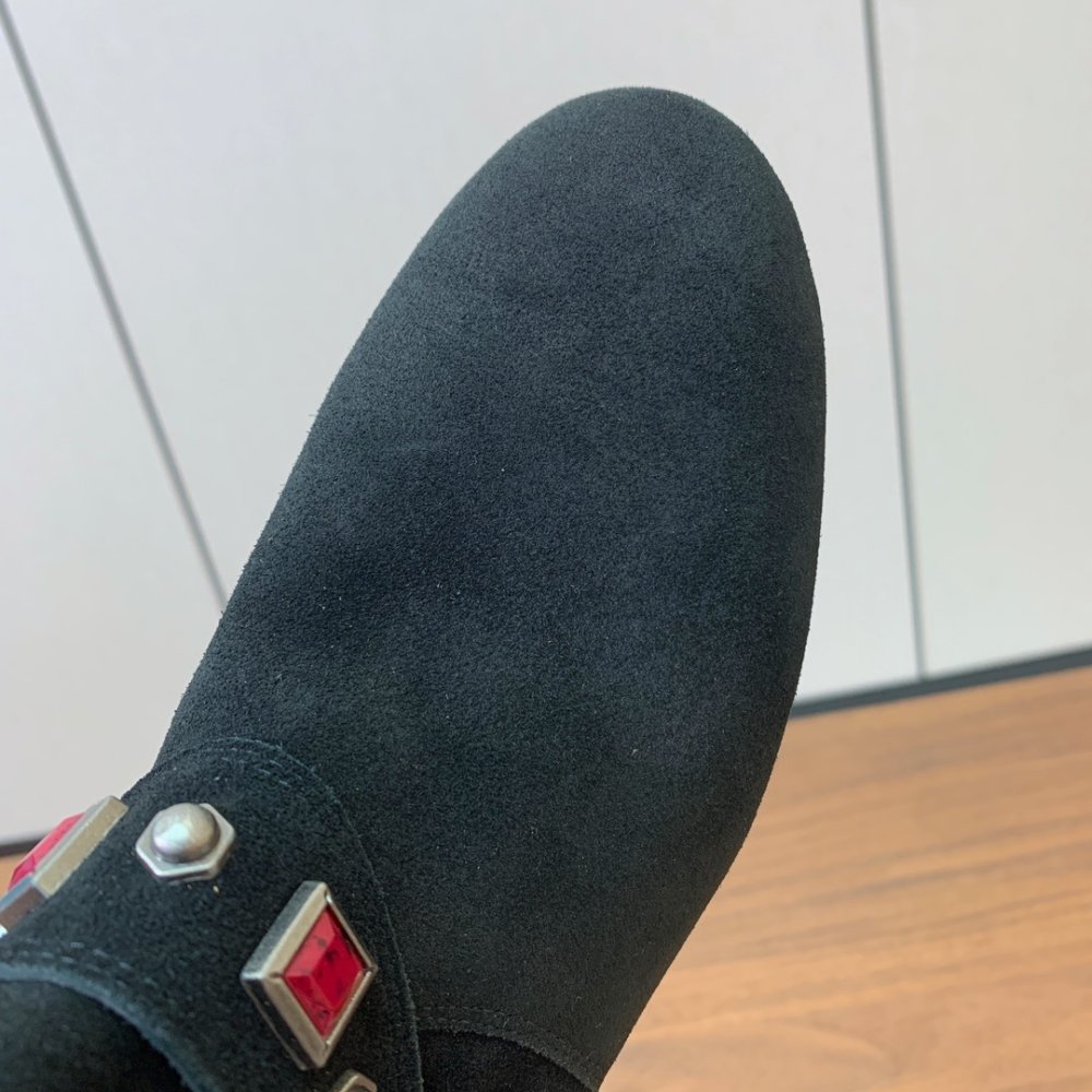 Boots high suede women's фото 6