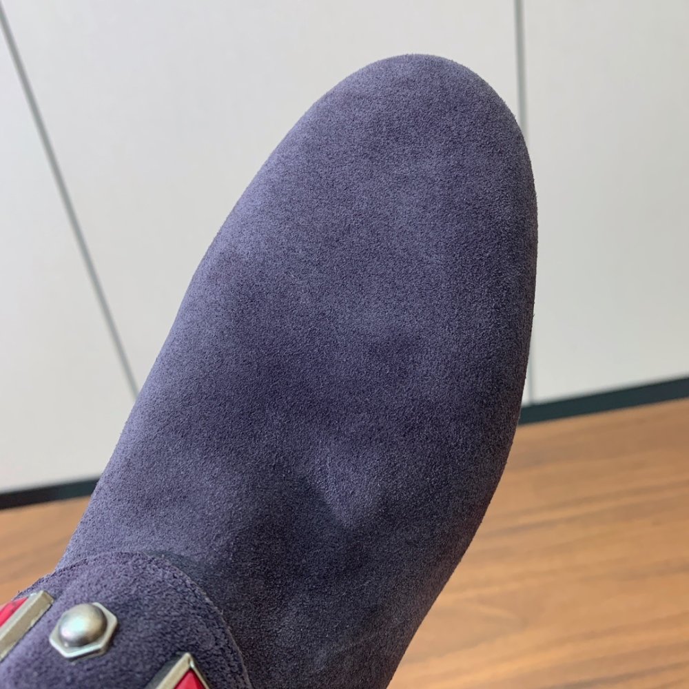 Сапоги высокие замшевые женские фото 6