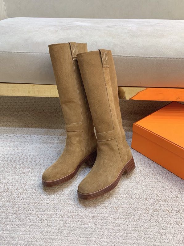 Чоботи замшеві жіночі фото 2