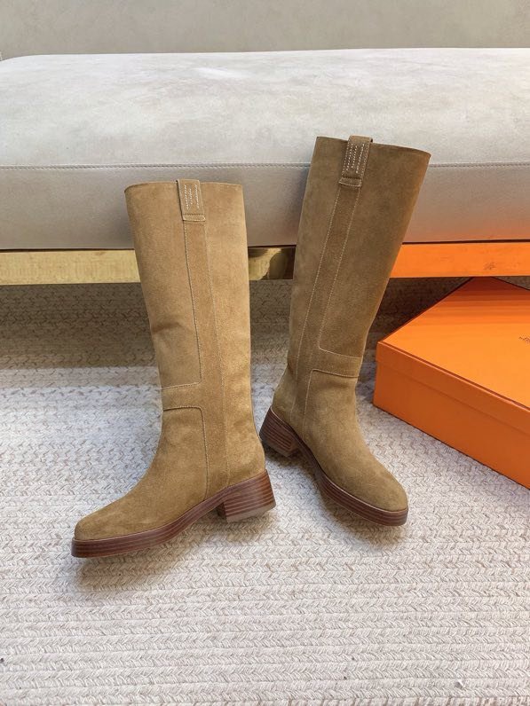 Чоботи замшеві жіночі фото 3