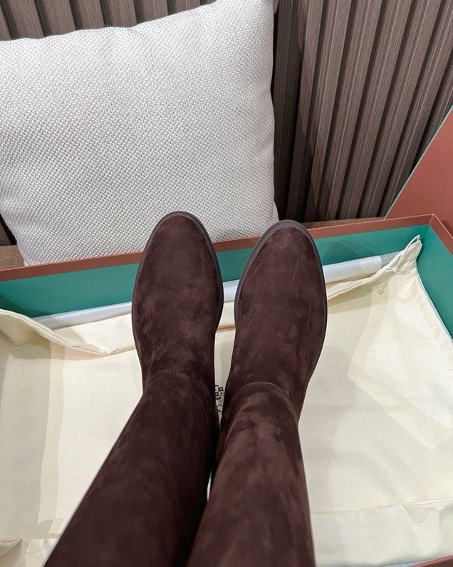 Чоботи замшеві жіночі фото 4