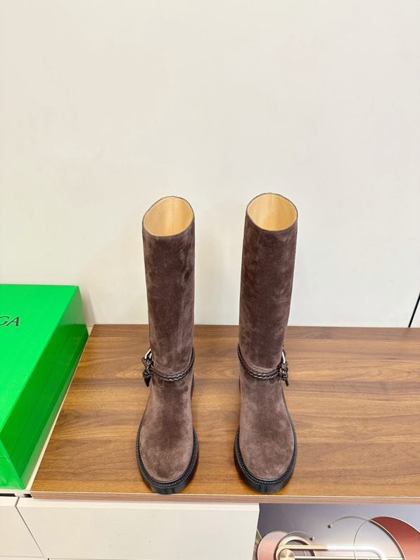 Чоботи замшеві жіночі фото 4