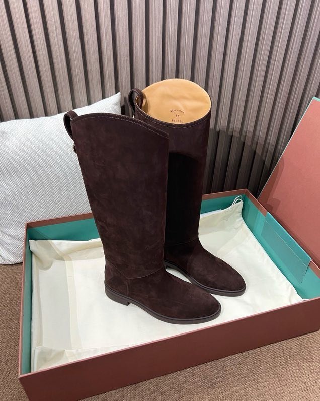 Чоботи замшеві жіночі фото 7