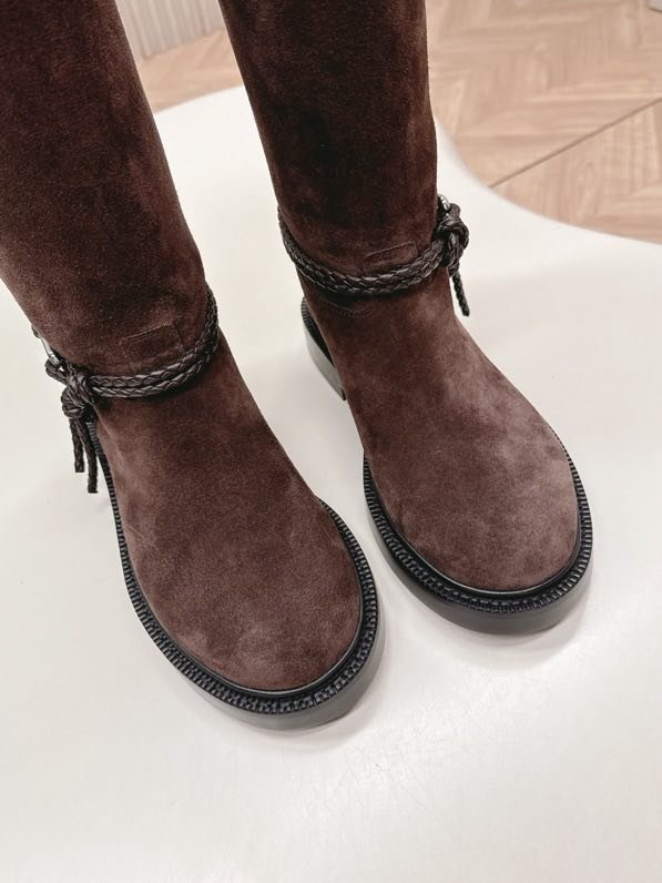 Чоботи замшеві жіночі фото 9