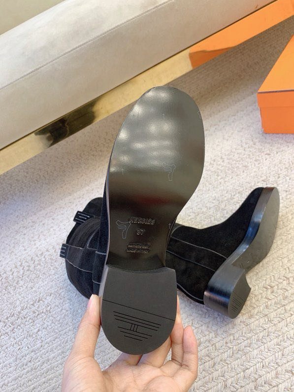 Сапоги замшевые фото 4