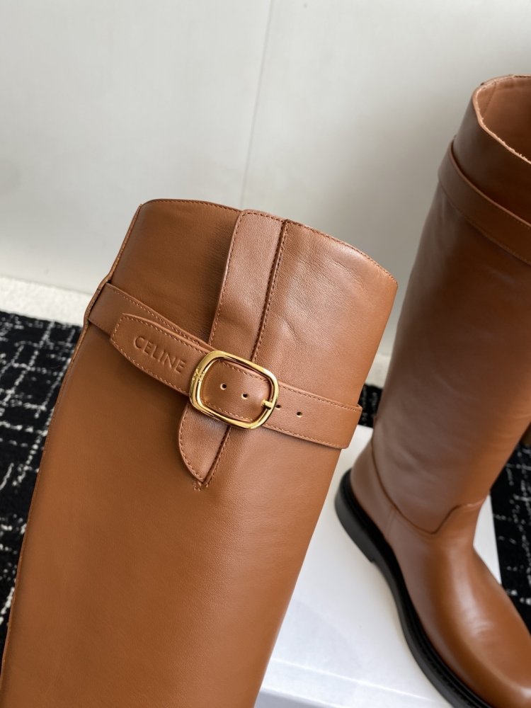 Сапоги женские кожаные в британском стиле Arc de Triomphe фото 7