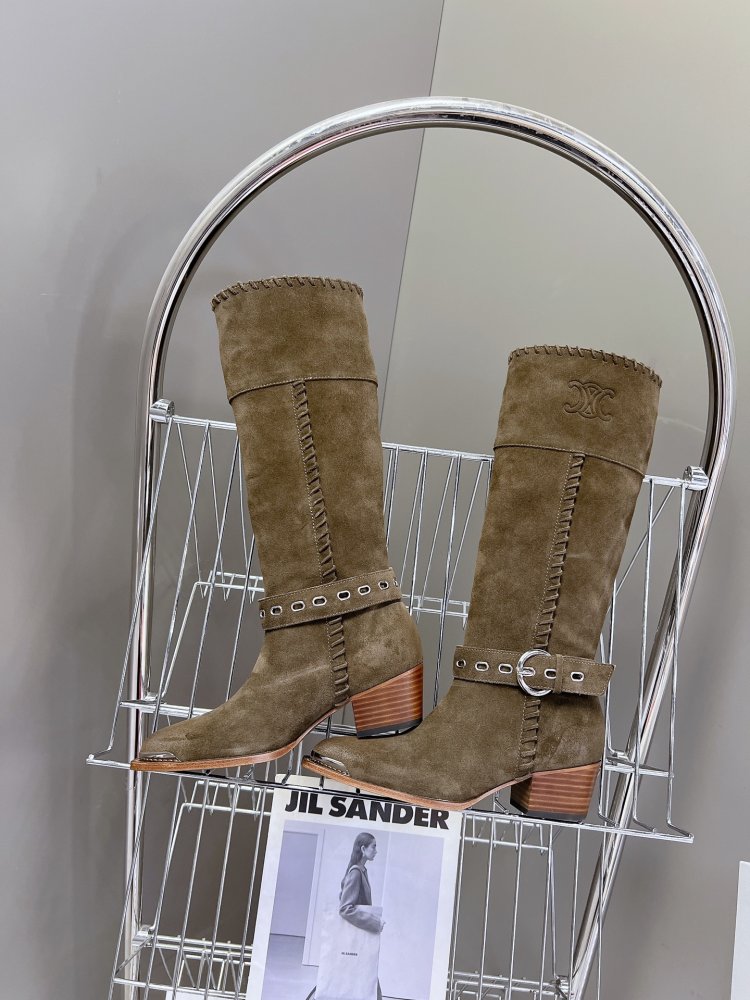 Boots women's leather