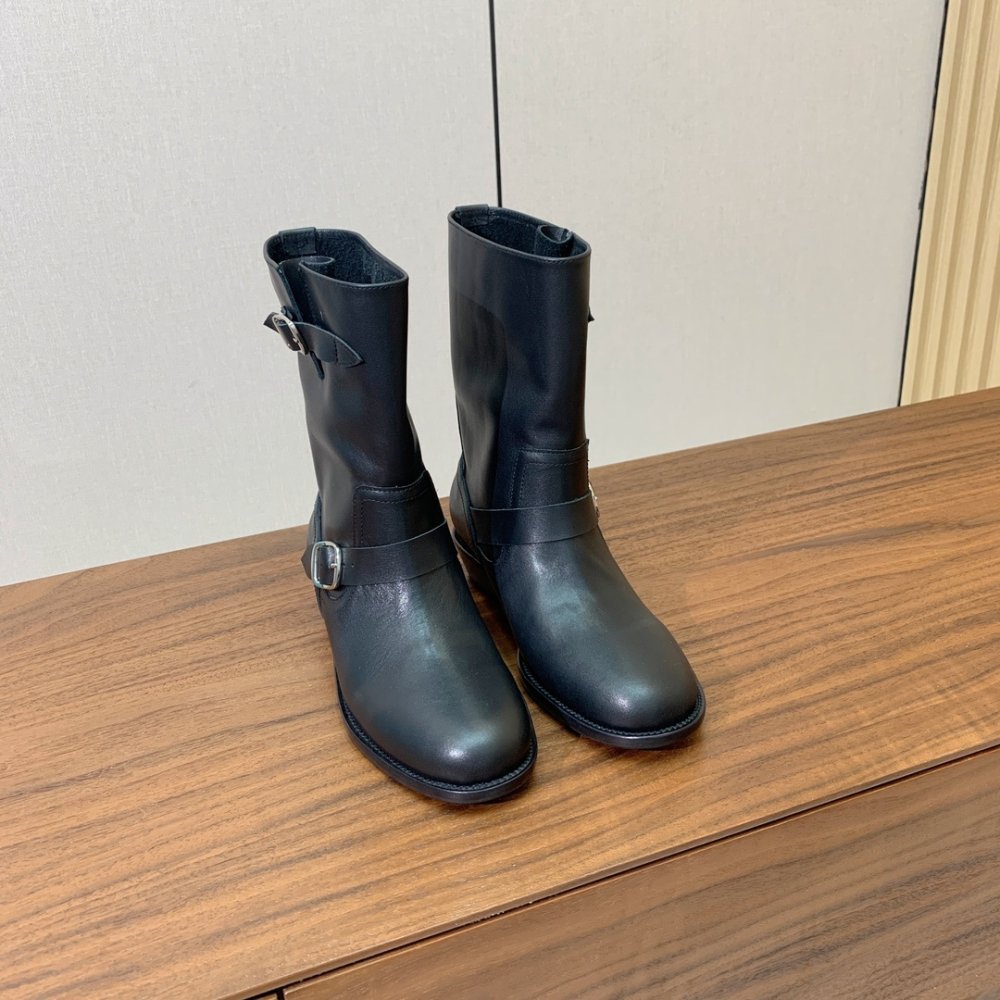 Сапоги женские кожаные фото 5