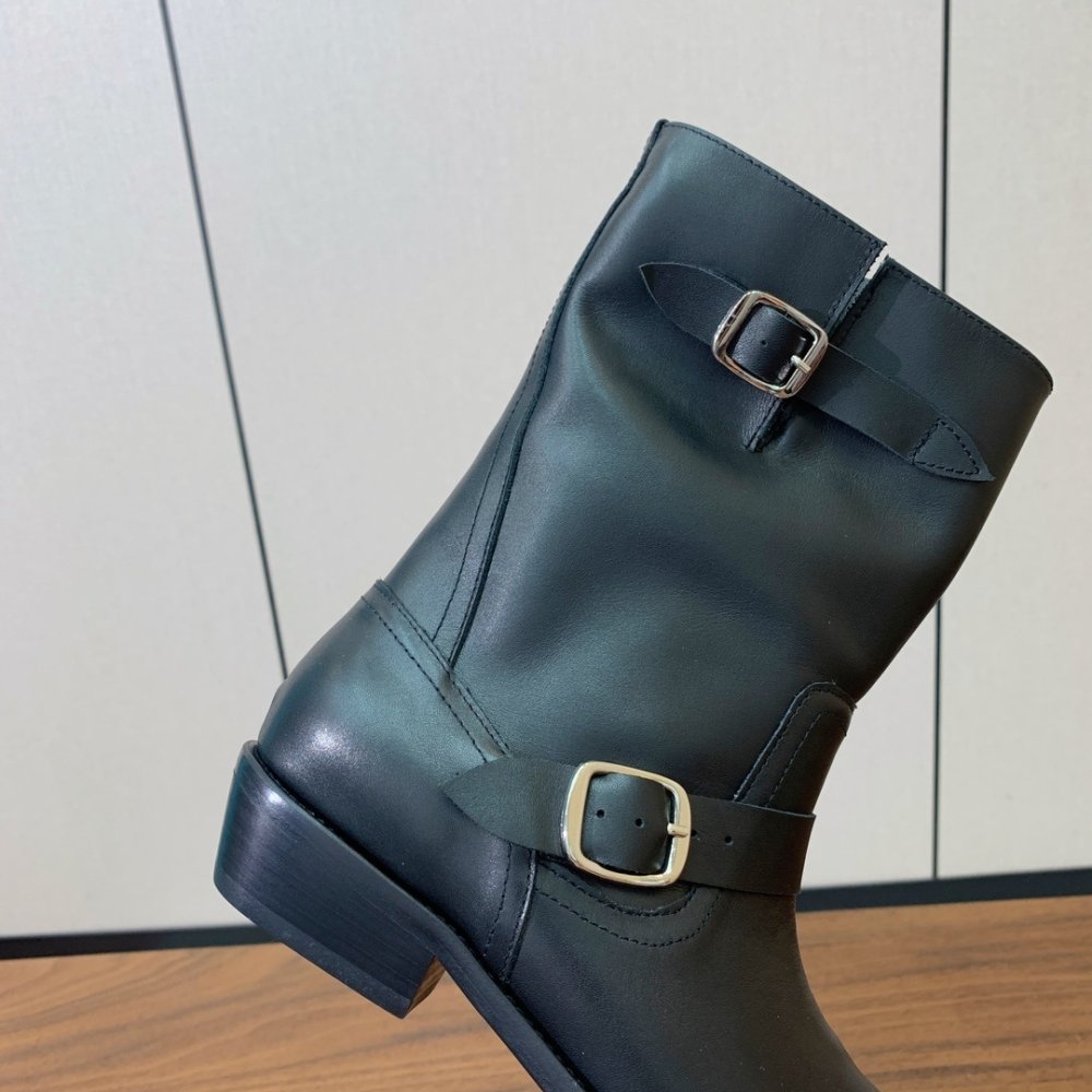 Сапоги женские кожаные фото 7