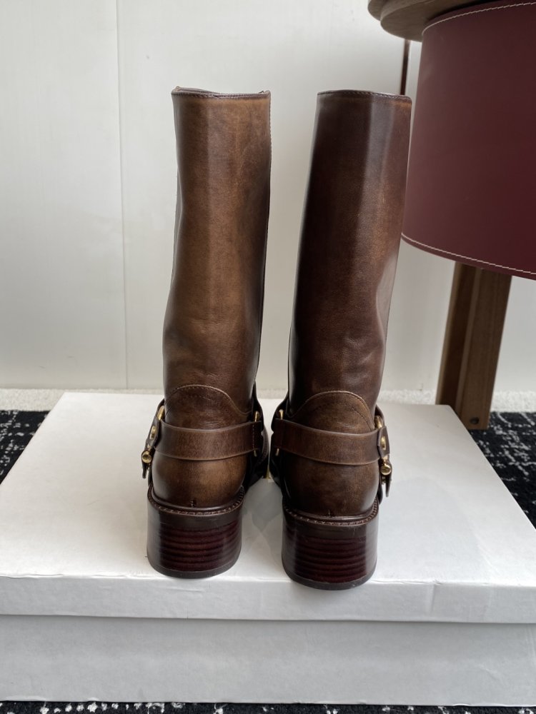Сапоги женские кожаные фото 8