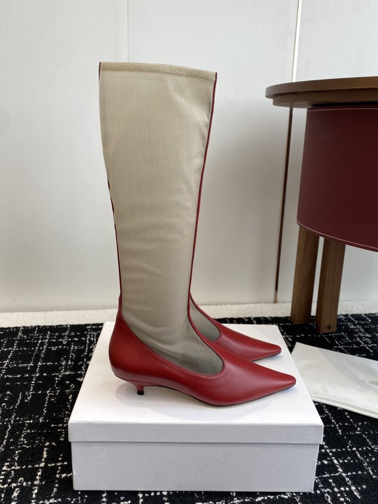 Чоботи жіночі Mesh Knee-High фото 2