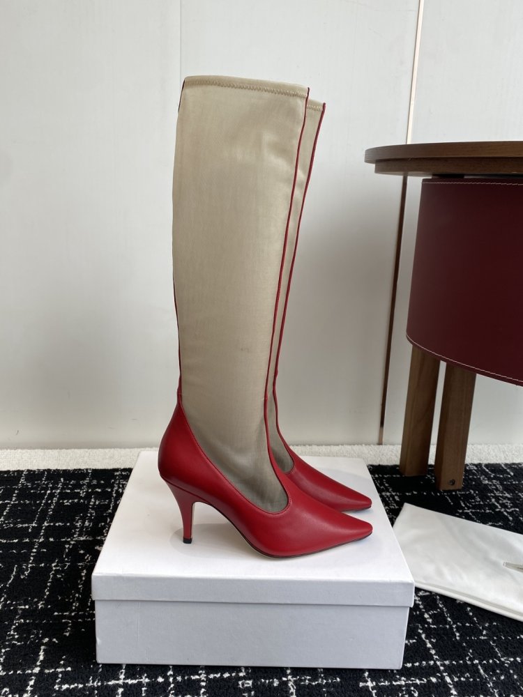 Чоботи жіночі Mesh Knee-High фото 2