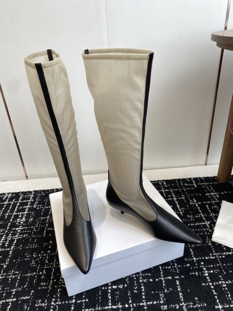 Сапоги женские Mesh Knee-High фото 3