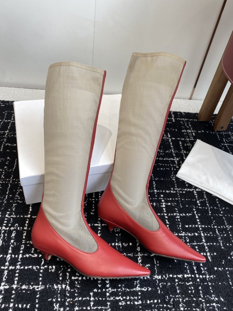 Чоботи жіночі Mesh Knee-High фото 4