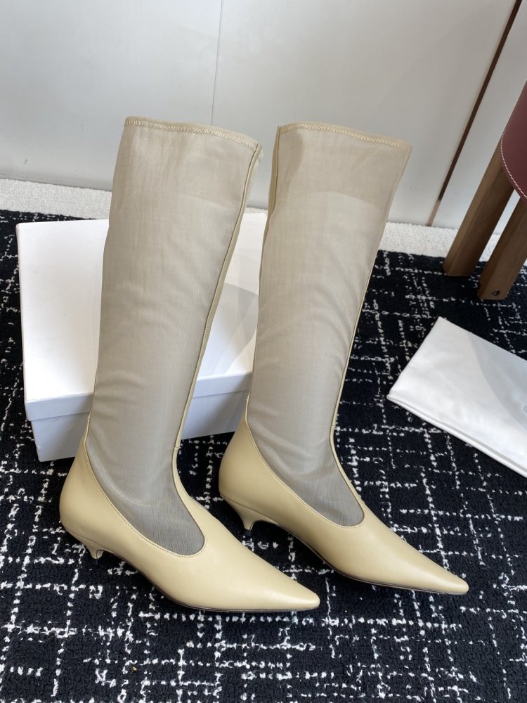 Сапоги женские Mesh Knee-High фото 4