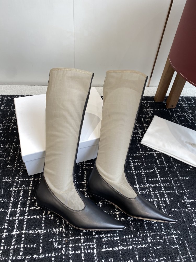 Сапоги женские Mesh Knee-High фото 4