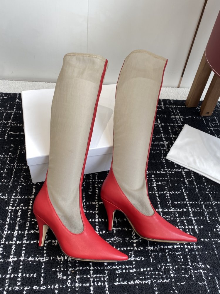 Чоботи жіночі Mesh Knee-High фото 4