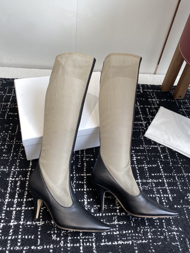 Сапоги женские Mesh Knee-High фото 5