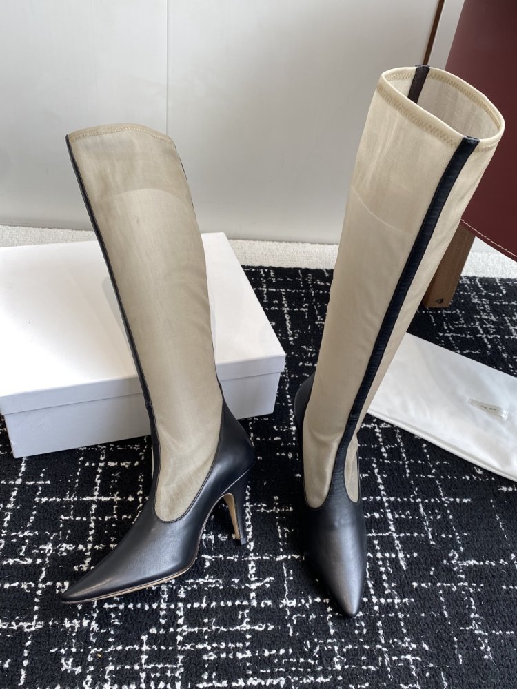 Сапоги женские Mesh Knee-High фото 6