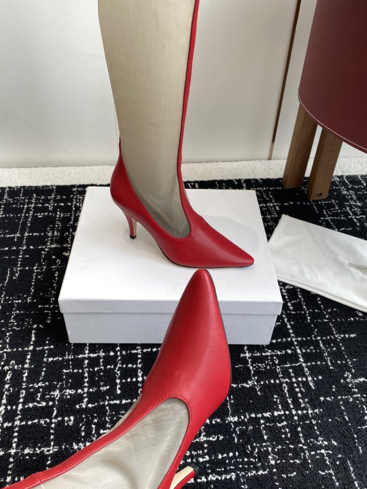 Чоботи жіночі Mesh Knee-High фото 7