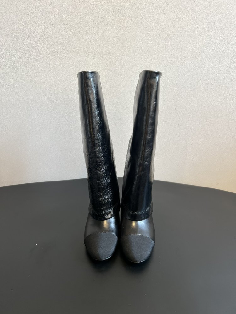 Чоботи жіночі на блочном підборах фото 2