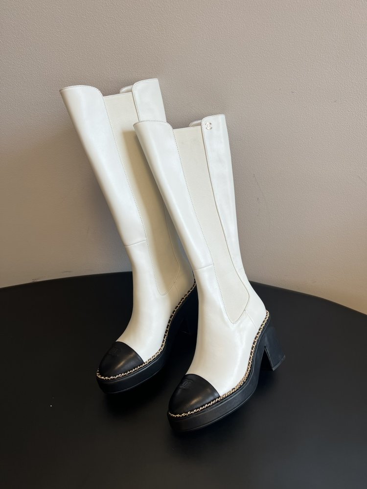 Чоботи жіночі на блочном підборах фото 3