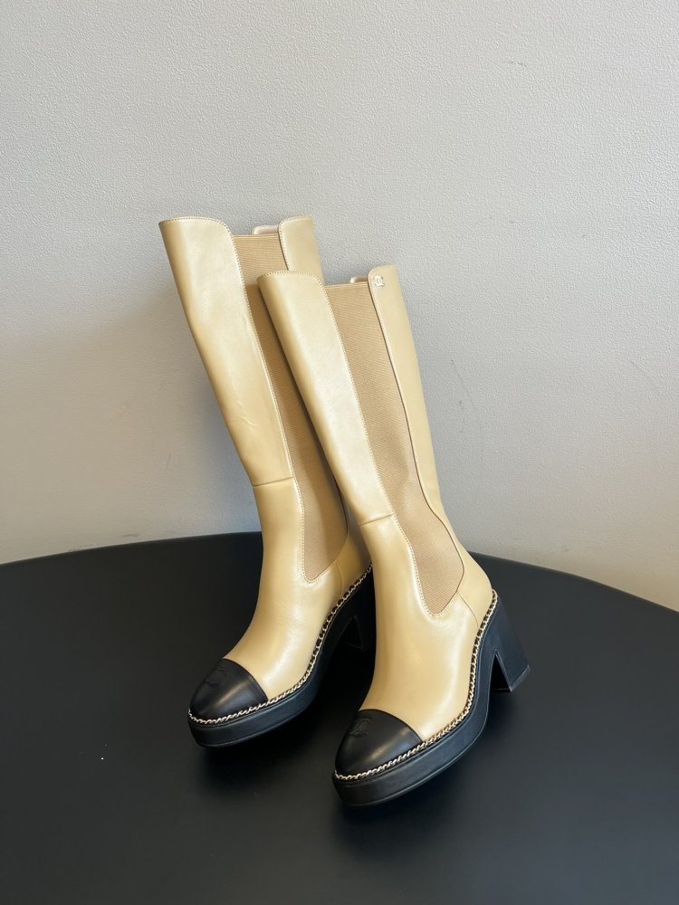 Чоботи жіночі на блочном підборах фото 3