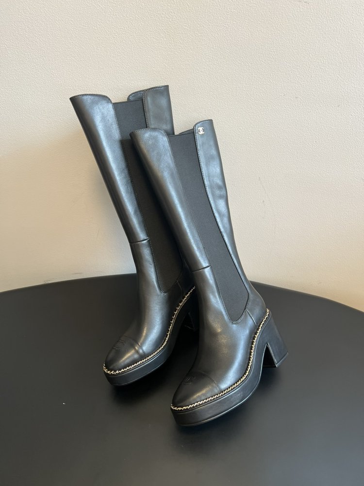 Чоботи жіночі на блочном підборах фото 3