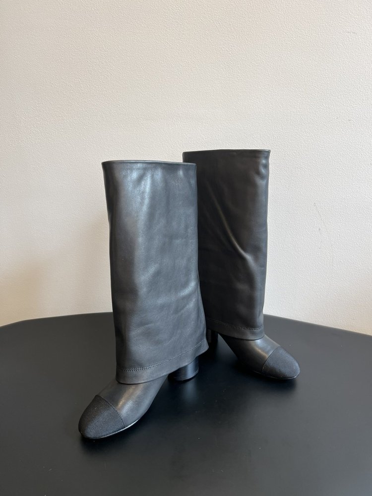 Чоботи жіночі на блочном підборах фото 4