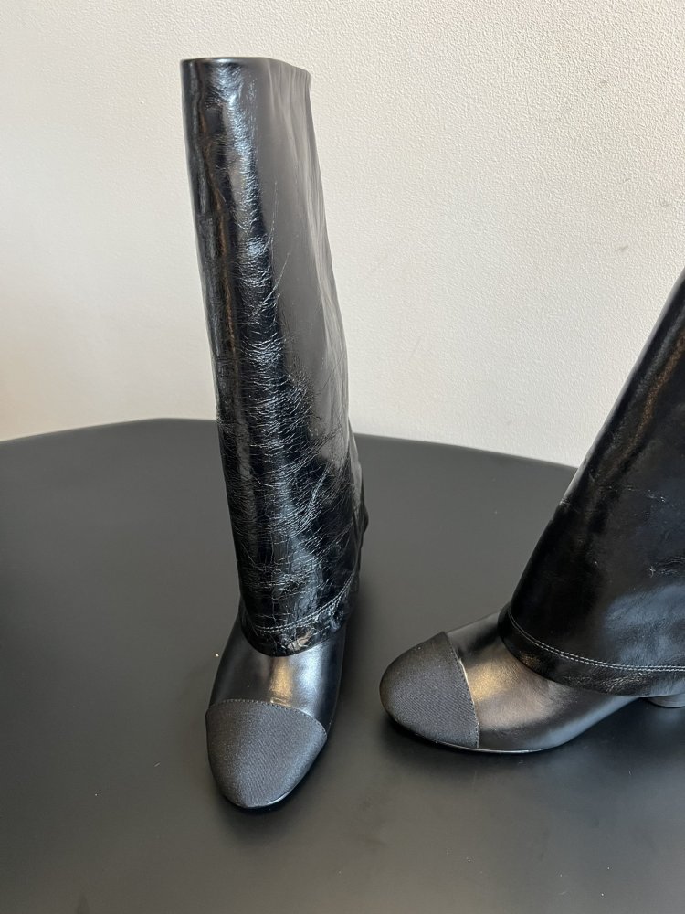 Чоботи жіночі на блочном підборах фото 4