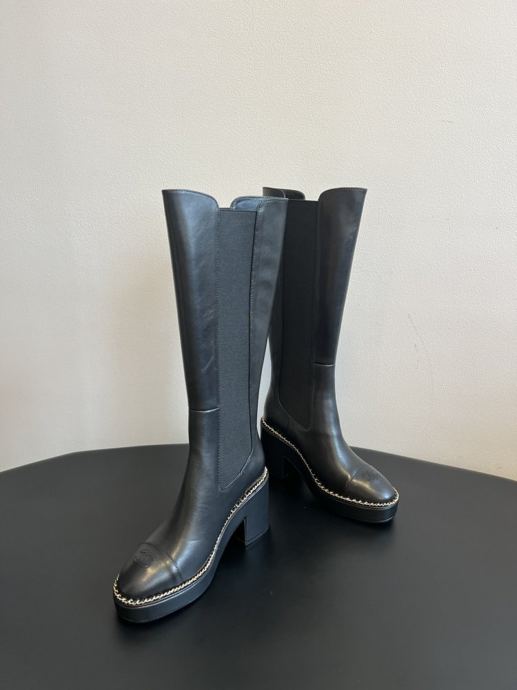 Чоботи жіночі на блочном підборах фото 4