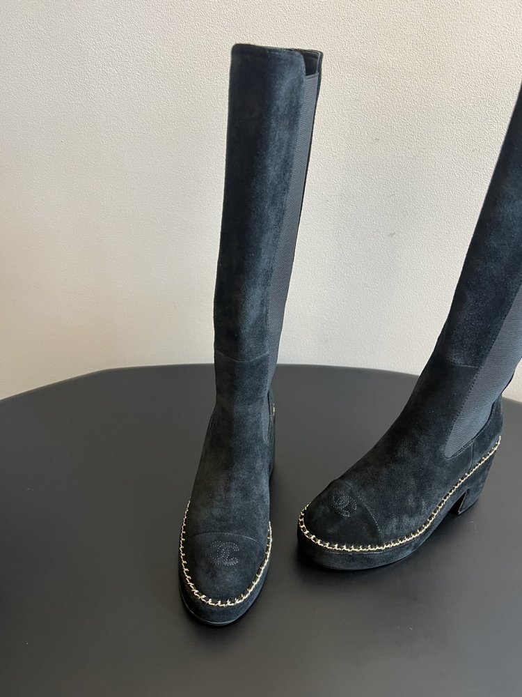 Чоботи жіночі на блочном підборах фото 5