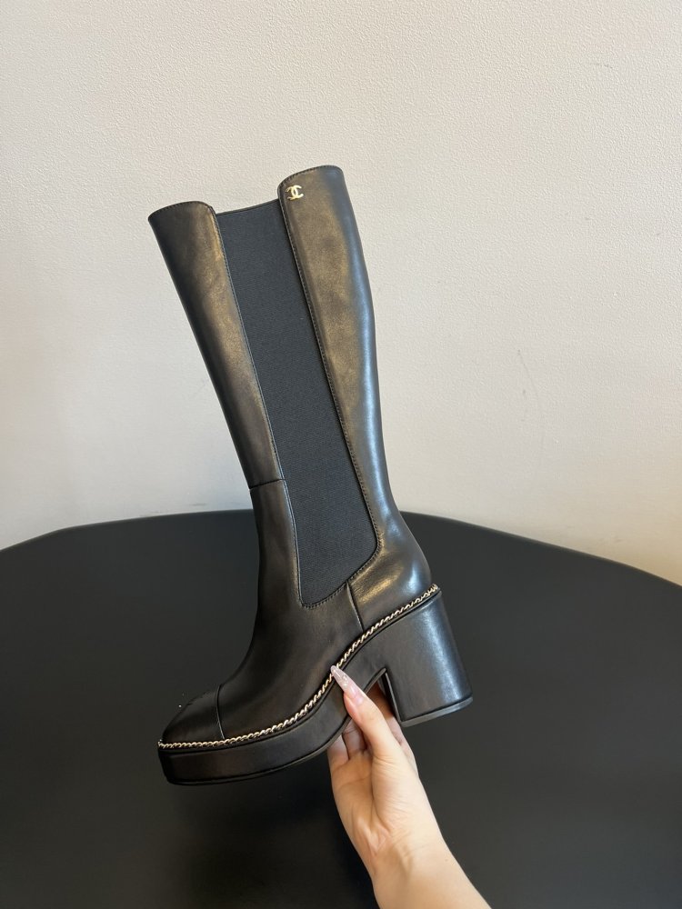 Чоботи жіночі на блочном підборах фото 6