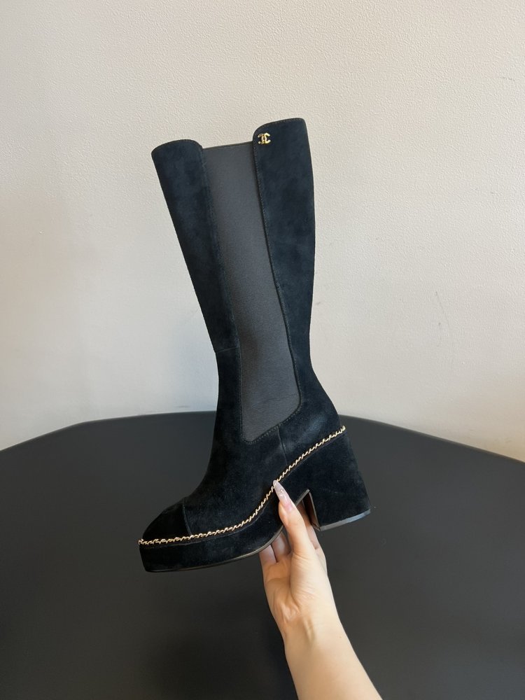 Чоботи жіночі на блочном підборах фото 7