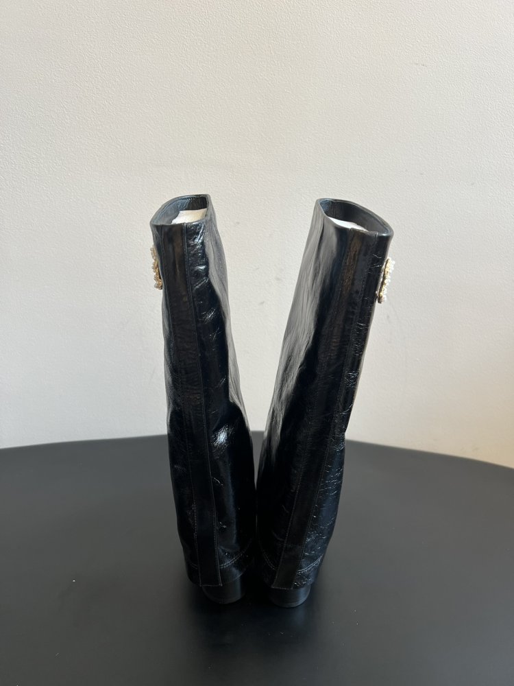 Чоботи жіночі на блочном підборах фото 9