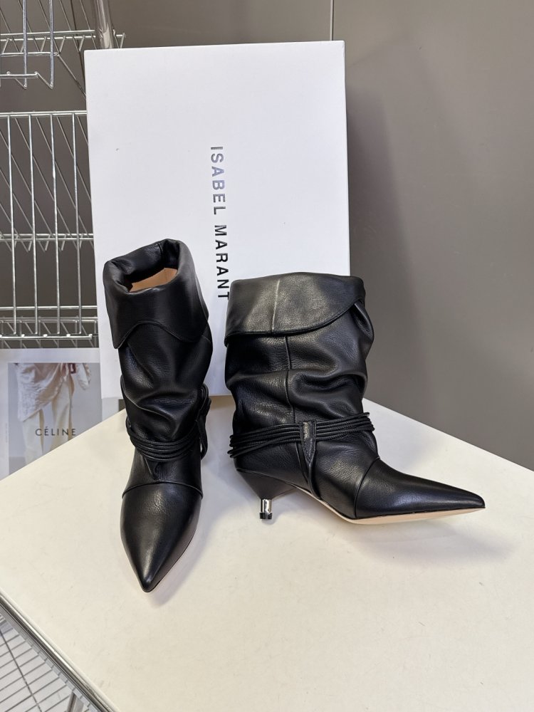 Сапоги женские на каблуке фото 4